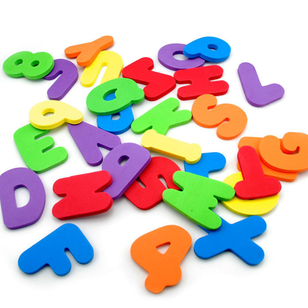 Bath Letter Number Foam - 36 Pcs Mainan Mandi Anak Huruf