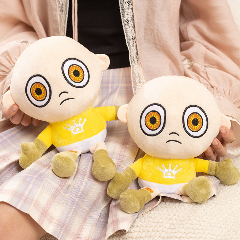 Kids Toys And Games - Mainan Boneka Bayi Berbulu Kuning 26cm,