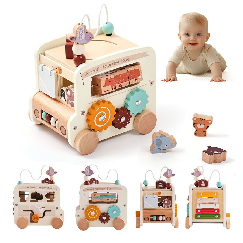 Kids Toys 2 Year Old - Mainan Kayu Montessori untuk Anak, Mainan