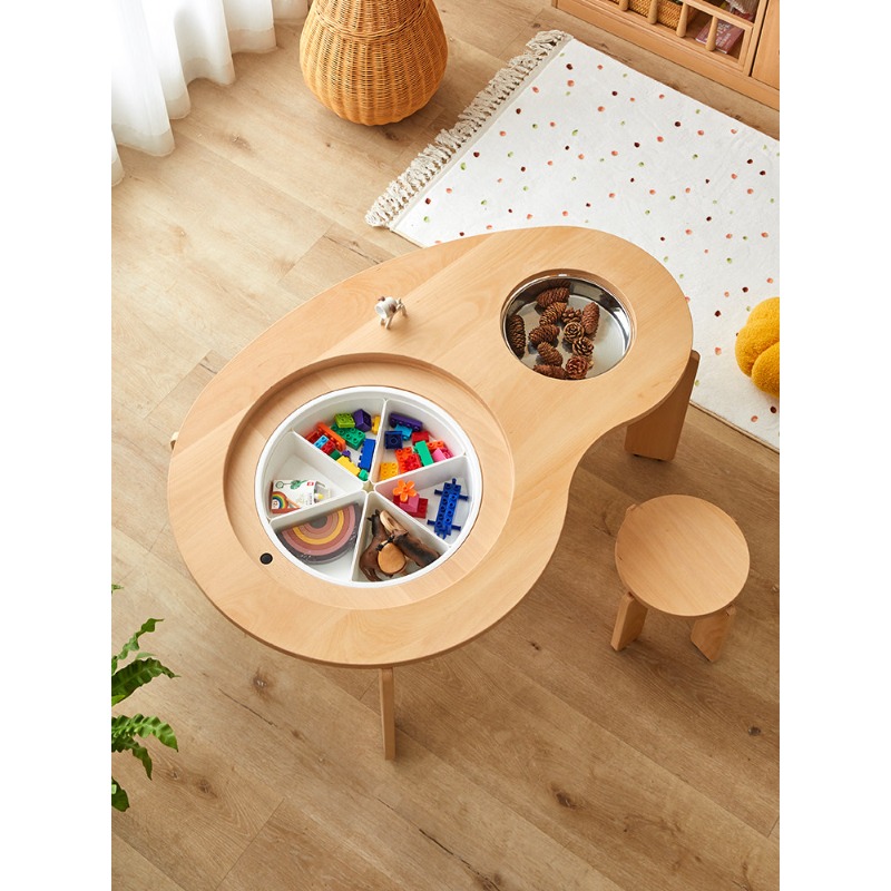 Kids Toys Manufacturers - Meja Blok Bangunan Multifungsi Meja Permainan