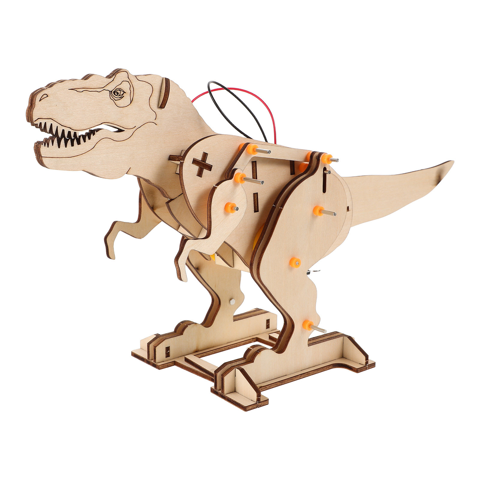 Science Experiment Kit - Kit Puzzle Dinosaurus Kayu untuk Merakit