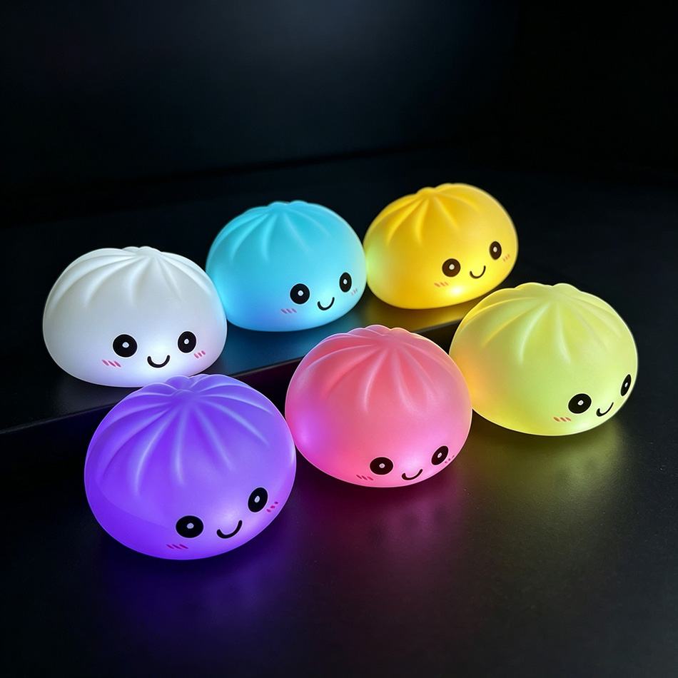 Kids Toys Dumplings - 2026 Aesthetic LED Glowing Dumpling: Mainan