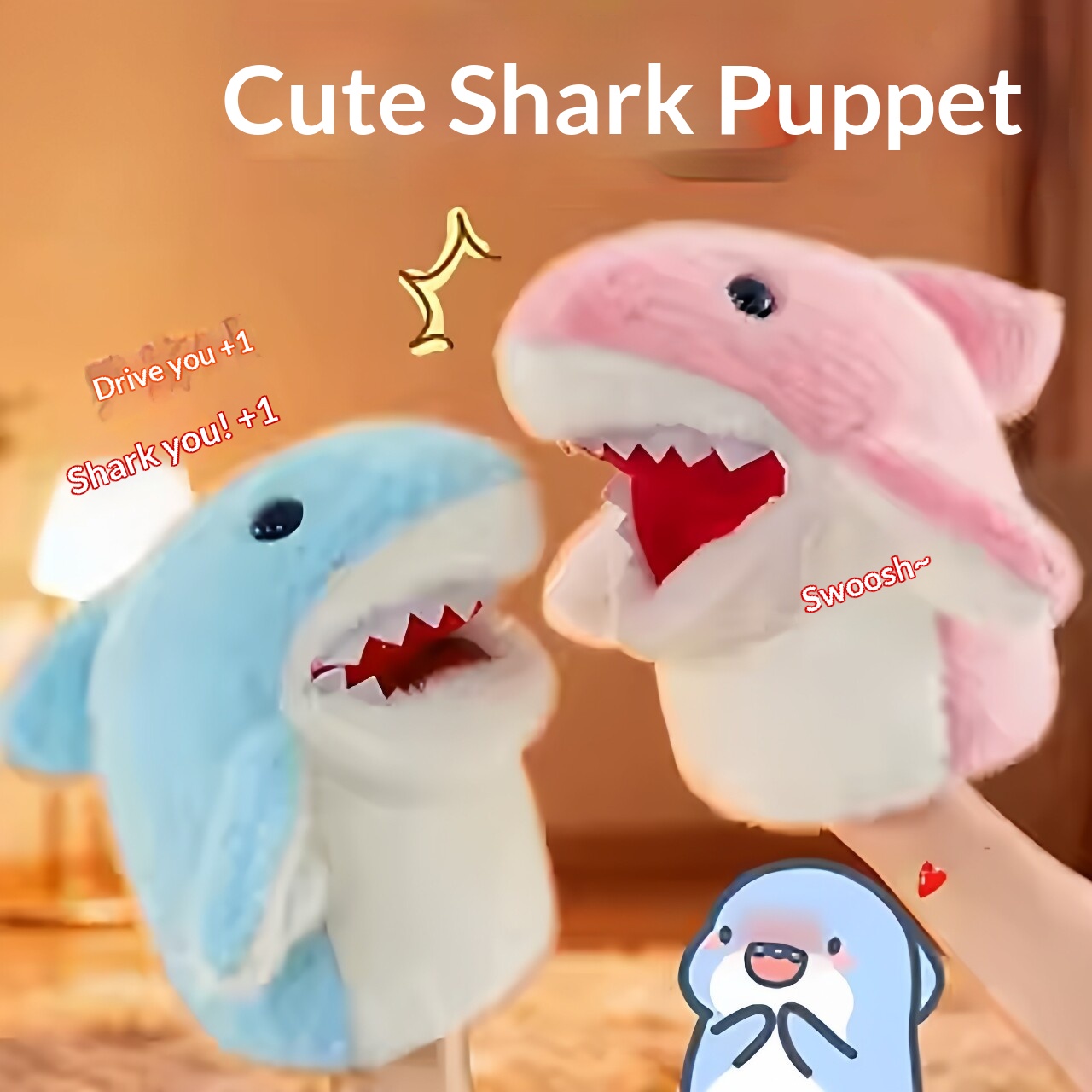 Kids Toys And Games - Boneka Tangan Hiu Boneka Hiu Plush
