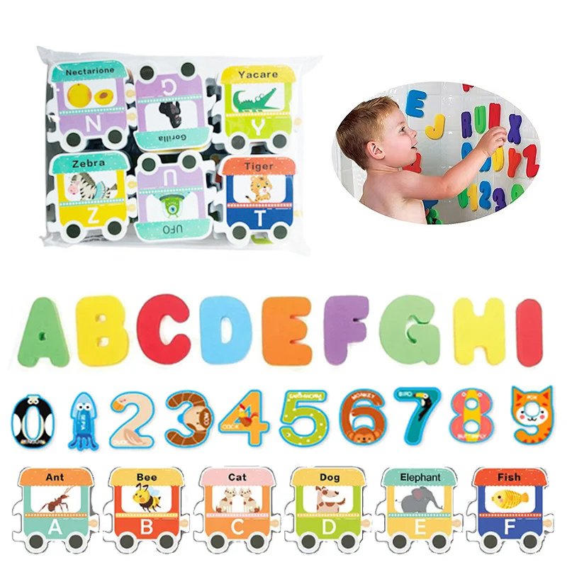 Bath Letter Number Foam - Mainan Mandi Bayi Anak-anak Mainan Edukasi