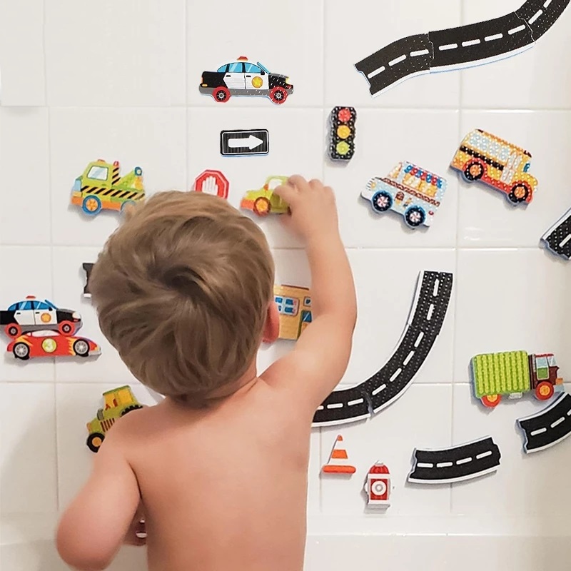 Bath Letter Number Foam - Mainan mandi bayi angka huruf, mainan