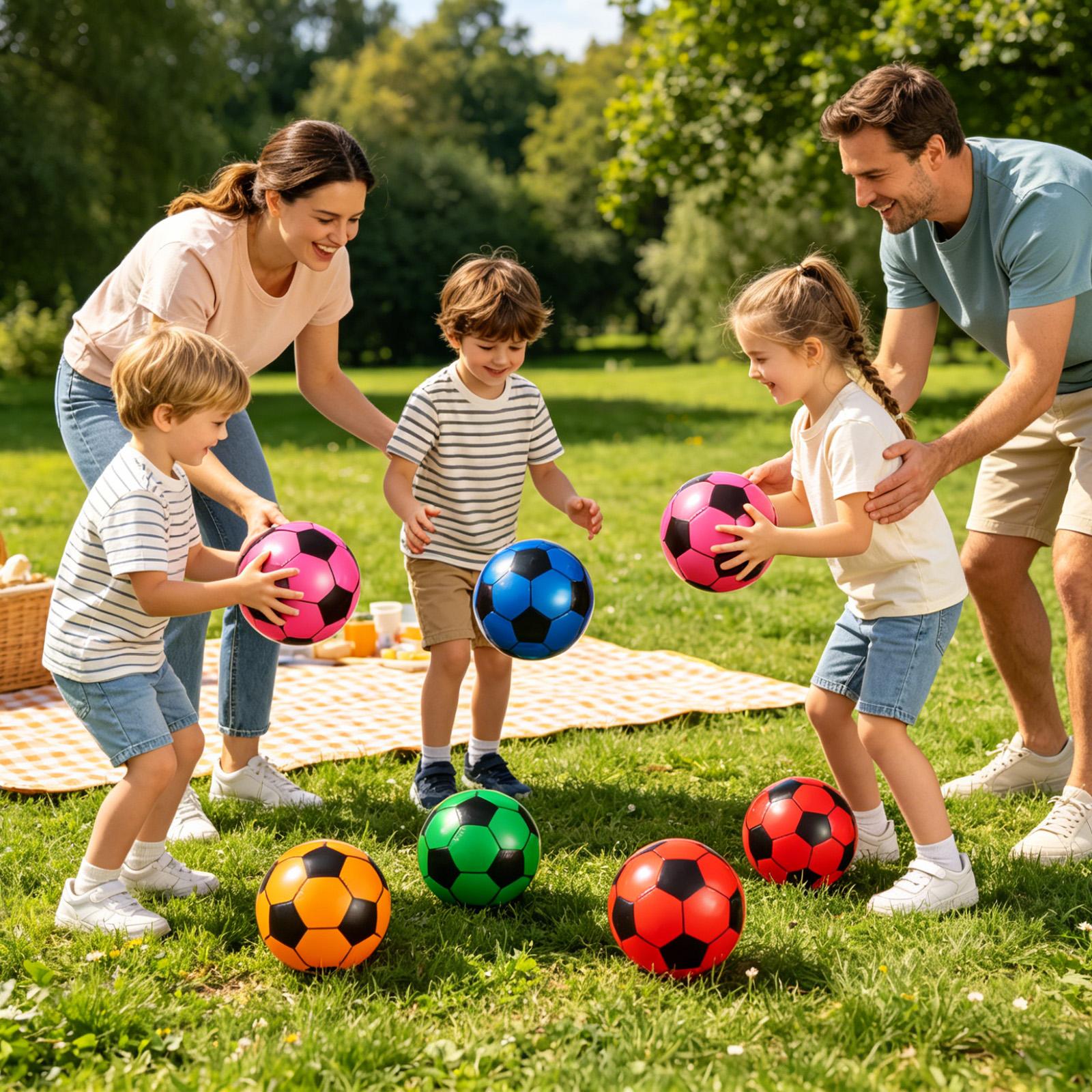 Kids Yard Toys - Bola Sepak Tiup 6 Buah Mainan