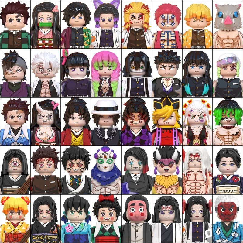 Minifigures Demon Slayer Build - Lego Building Blocks ulasan dan harga