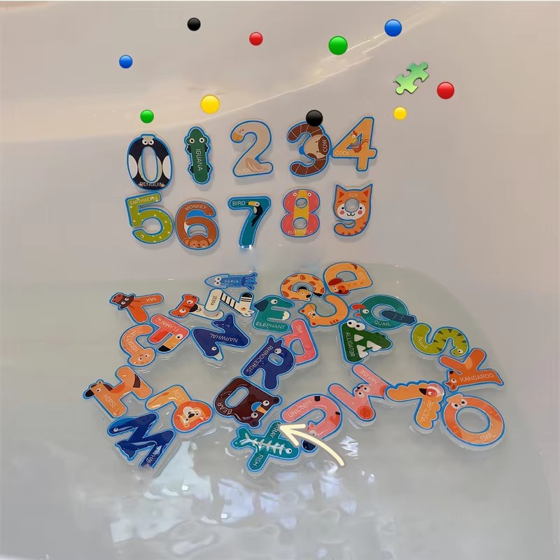 Mainan Mandi Bayi Mainan Menga - Bath Letter Number Foam ulasan dan harga