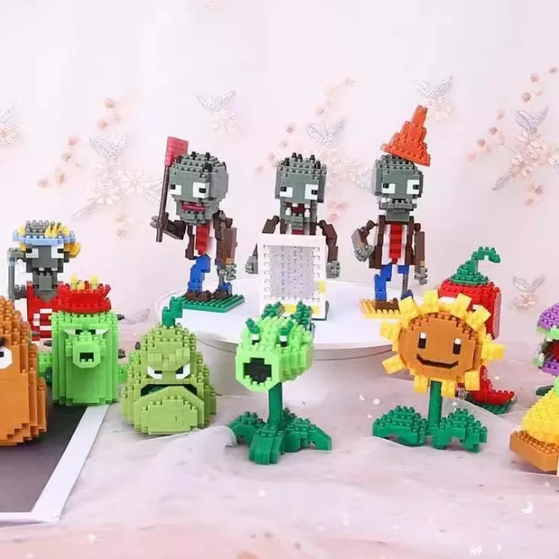 Plants VS Zombies blok kecil k - Kids Zombie Toys ulasan dan harga