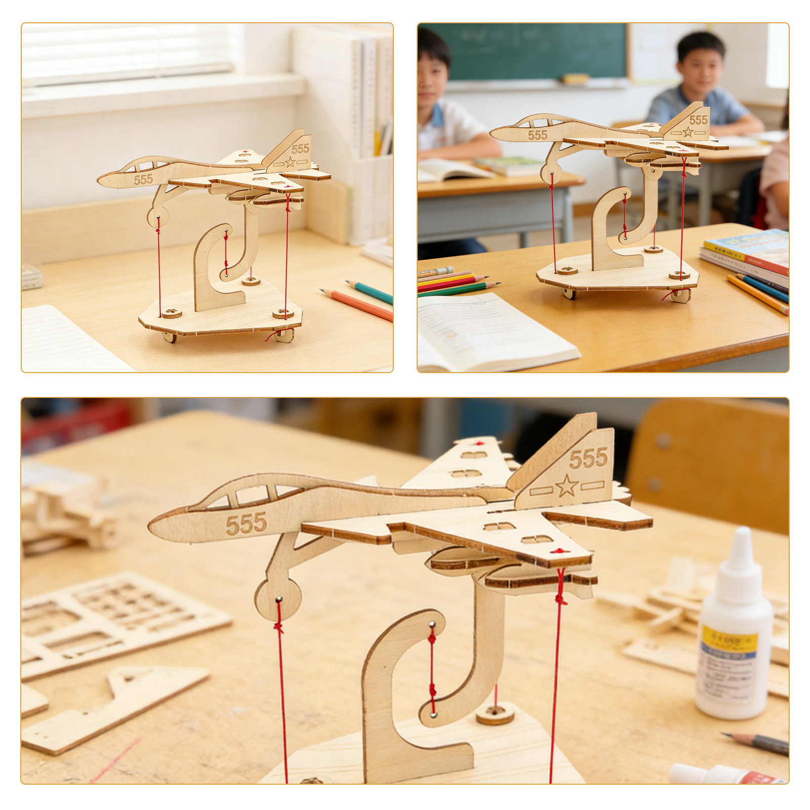 2Set Kit Pesawat Tensegrity DI - Science Experiment Kit ulasan dan harga
