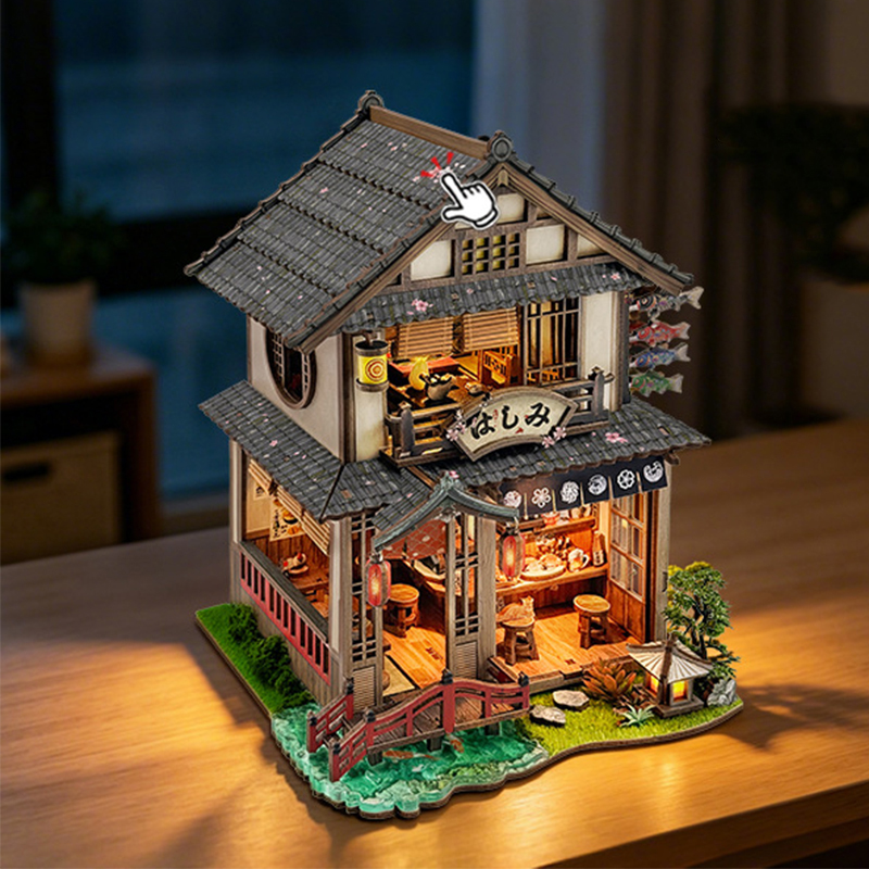 Kit Model Miniatur Pondok Kayu - Wooden Puzzle Kids ulasan dan harga