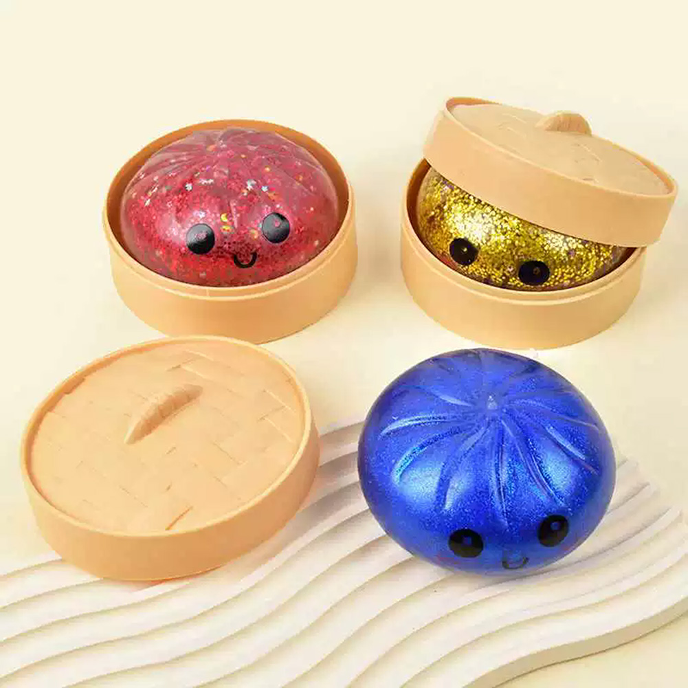 Mainan Squishies Bentuk Bakpao - Kids Toys Dumplings ulasan dan harga