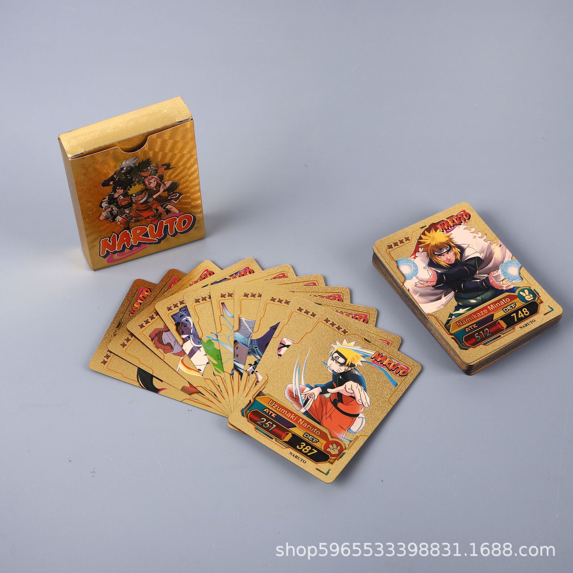 55 Buah Kartu Naruto Seri Emas - Kids Toys And Games ulasan dan harga