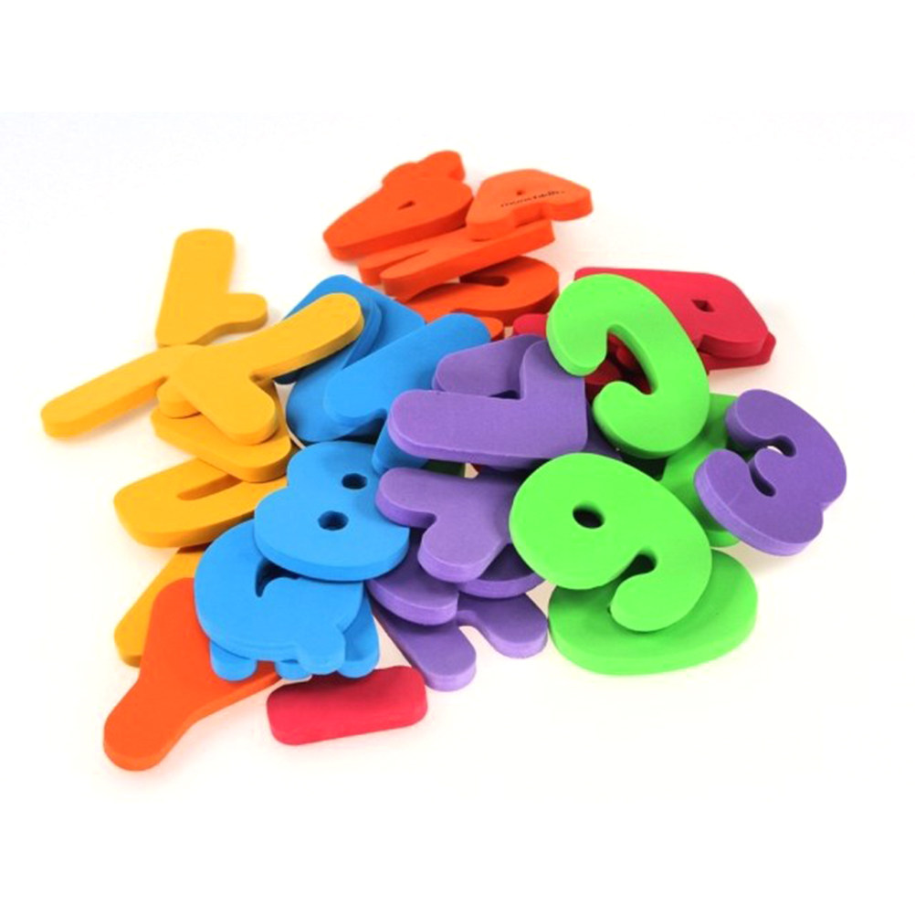 36 Pcs Mainan Mandi Anak Huruf - Bath Letter Number Foam ulasan dan harga