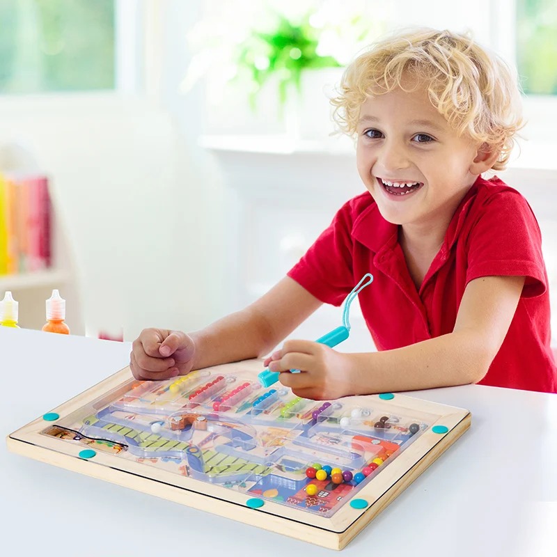 Montessori mainan Puzzle kayu  - Kids Toys 2 Year Old ulasan dan harga
