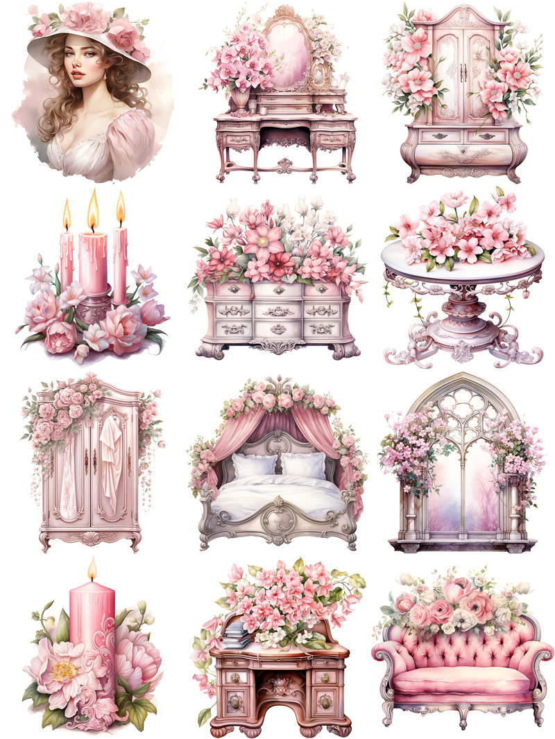 Stiker Victoria Pink kerajinan - Kids Toys Victoria ulasan dan harga