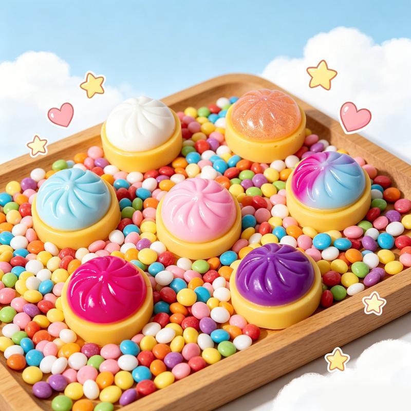 1/4 Buah Bola Pijat Lembut Ant - Kids Toys Dumplings ulasan dan harga