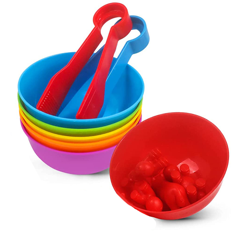 6 Mangkuk Plastik dengan 2 Pin - Kids Toys 2 Year Old ulasan dan harga