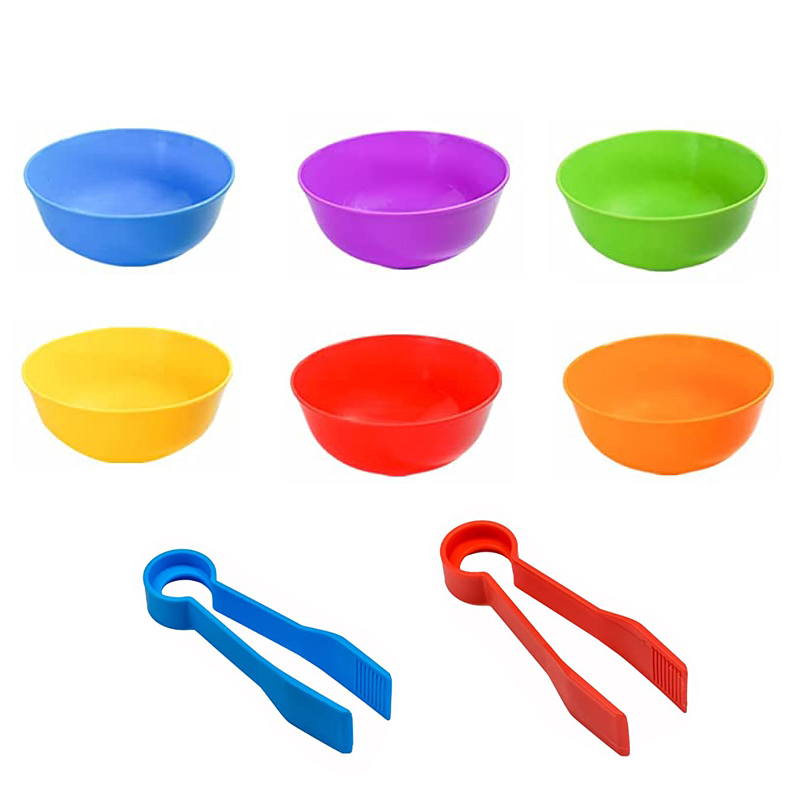 6 Mangkuk Plastik dengan 2 Pin - Kids Toys 2 Year Old ulasan dan harga