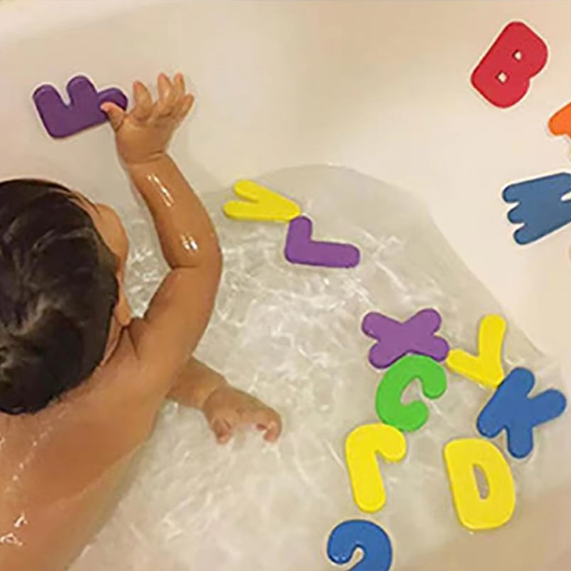 Mainan Mandi Anak-anak Mainan  - Bath Letter Number Foam ulasan dan harga