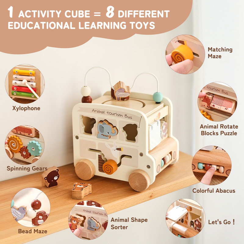 Mainan Kayu Montessori untuk A - Kids Toys 2 Year Old ulasan dan harga
