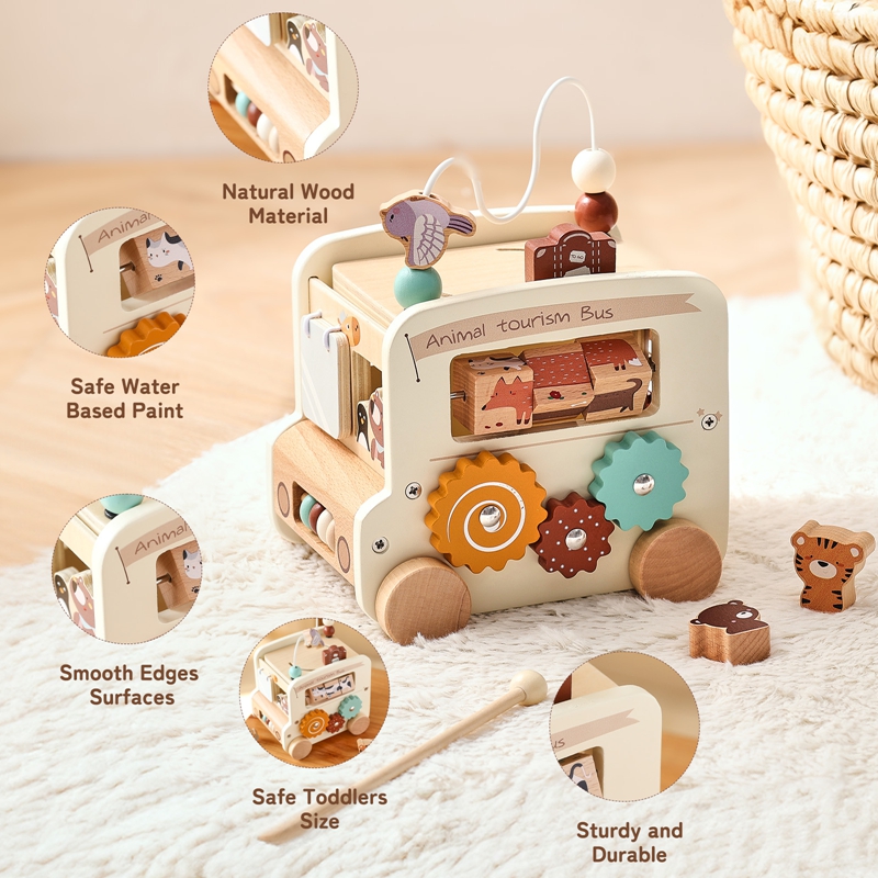 Mainan Kayu Montessori untuk A - Kids Toys 2 Year Old ulasan dan harga