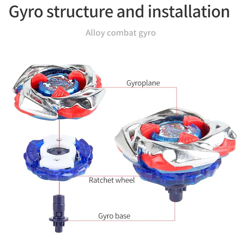 UX-11 Starter Impact Drake 9-6 - Spin Top Gyro Toy ulasan dan harga