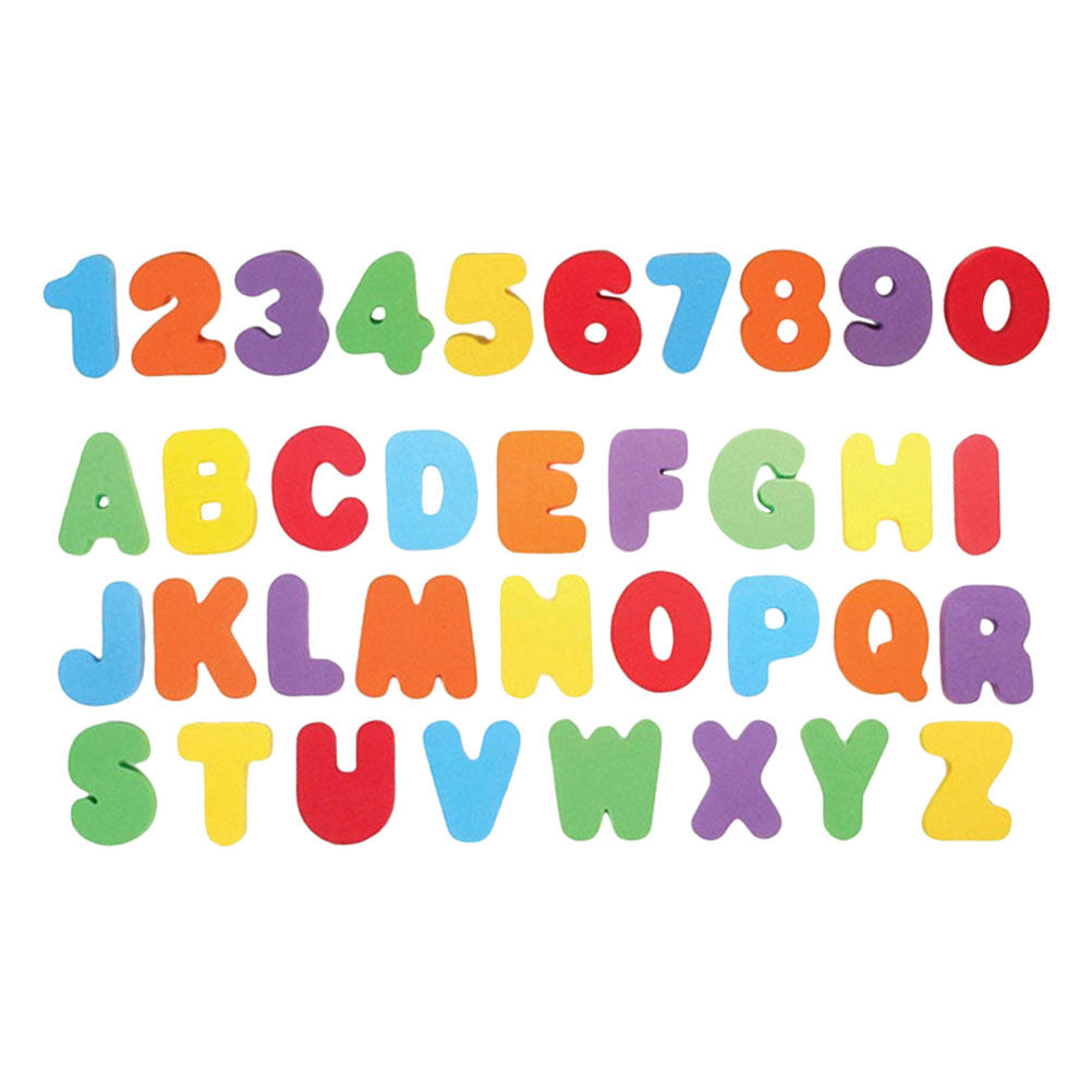 1Set Mainan Mandi Berbentuk Hu - Bath Letter Number Foam ulasan dan harga