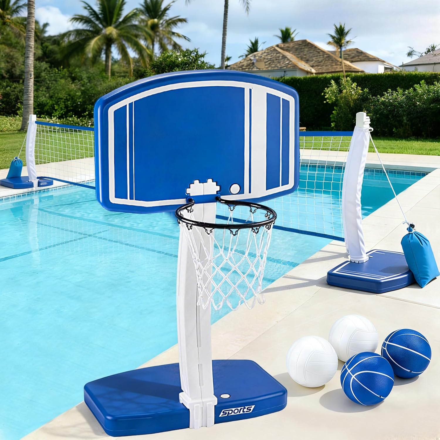 Ring Basket dan Jaring Bola Vo - Kids Toys And Games ulasan dan harga