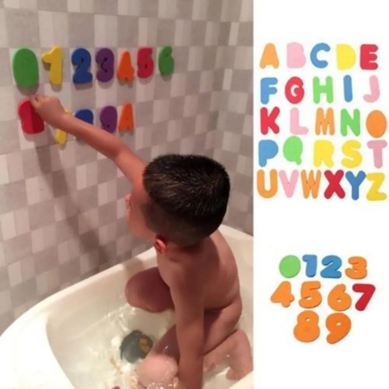 Mainan Mandi Mengapung untuk U - Bath Letter Number Foam ulasan dan harga
