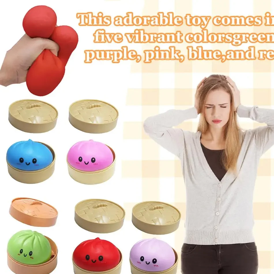 Mainan Squishy Pangsit Tekan W - Kids Toys Dumplings ulasan dan harga