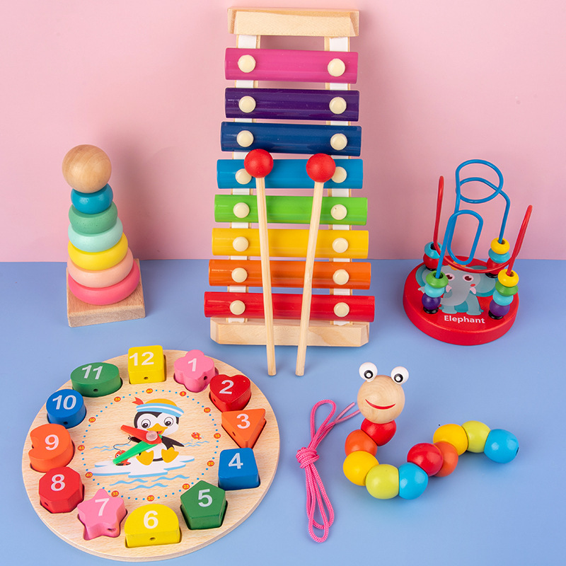 Montessori mainan bayi 3D teka - Kids Toys 2 Year Old ulasan dan harga