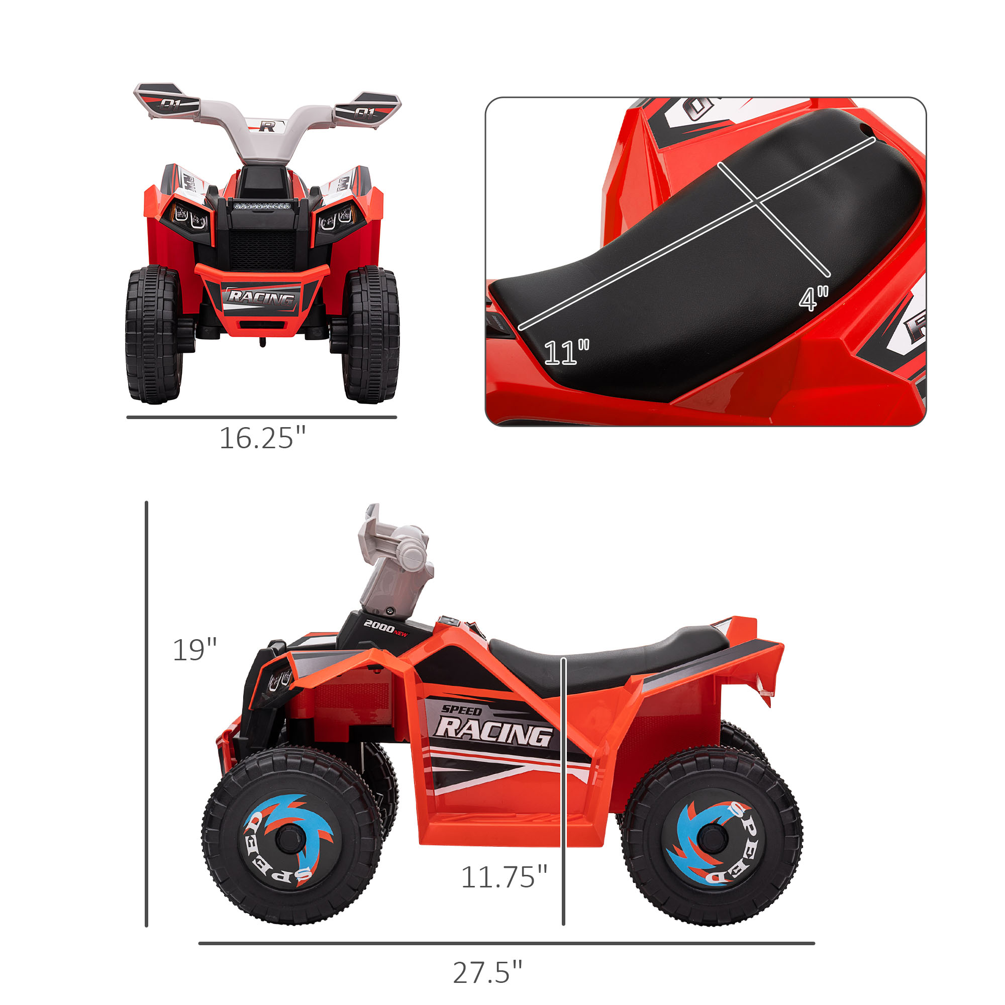 Mobil 6V dengan Desain Tahan L - Kids Yard Toys ulasan dan harga