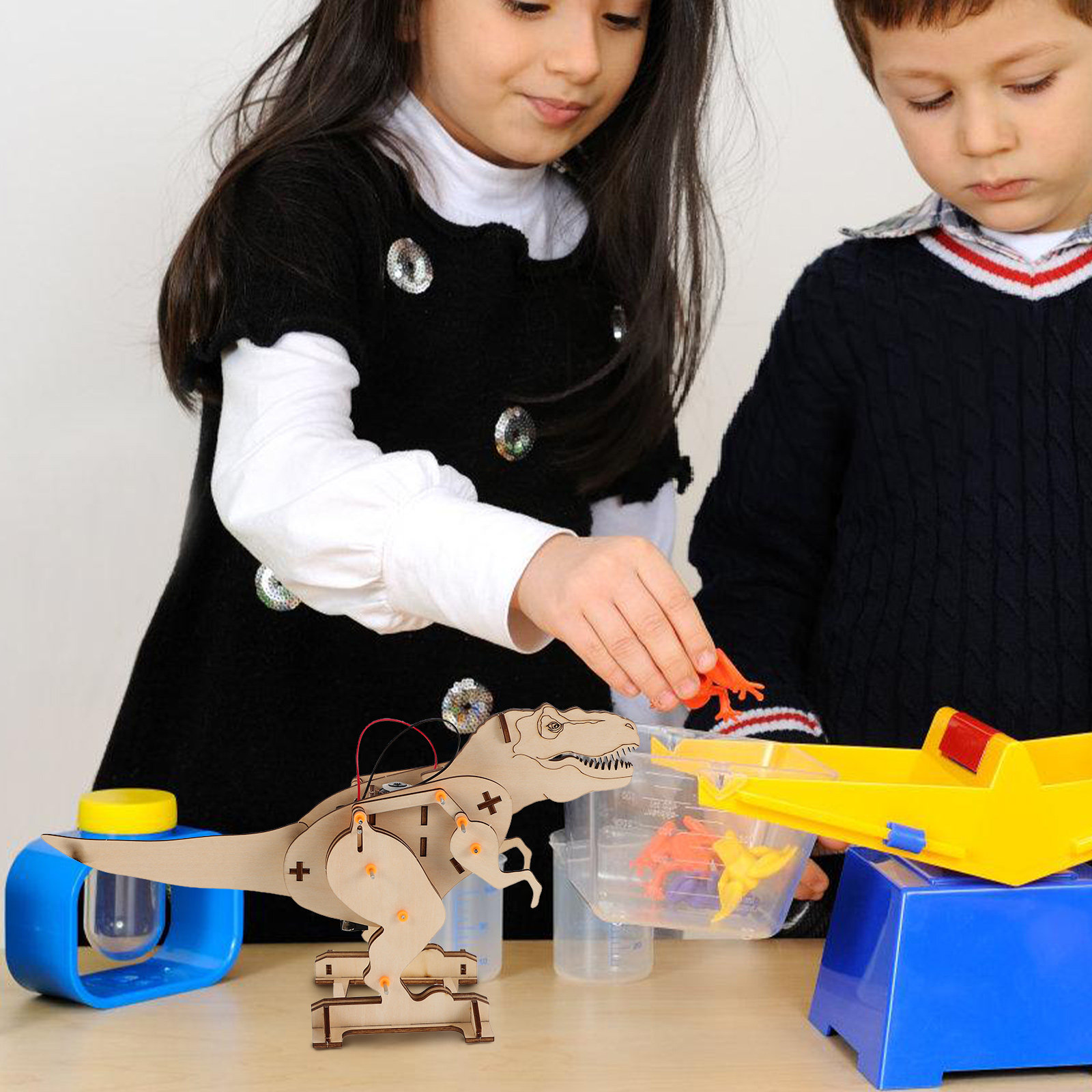 Kit Puzzle Dinosaurus Kayu unt - Science Experiment Kit ulasan dan harga