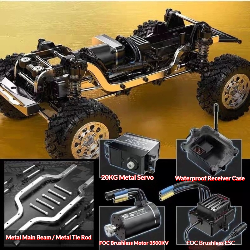 MJX H12P H12Y+ Ford RC Crawler - Kids Toys Under 100 ulasan dan harga