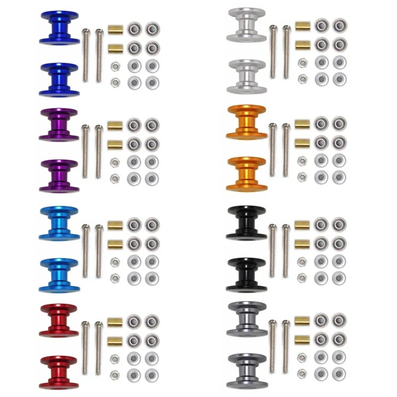 2 Buah 12-13Mm Rol Panduan Gan - Tamiya Model Mini 4Wd ulasan dan harga