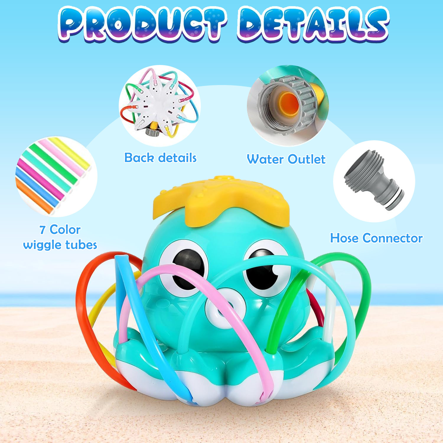 Mainan Semprotan Air Gurita un - Kids Yard Toys ulasan dan harga