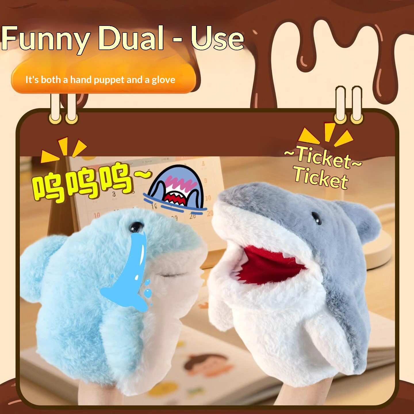Boneka Tangan Hiu Boneka Hiu P - Kids Toys And Games ulasan dan harga