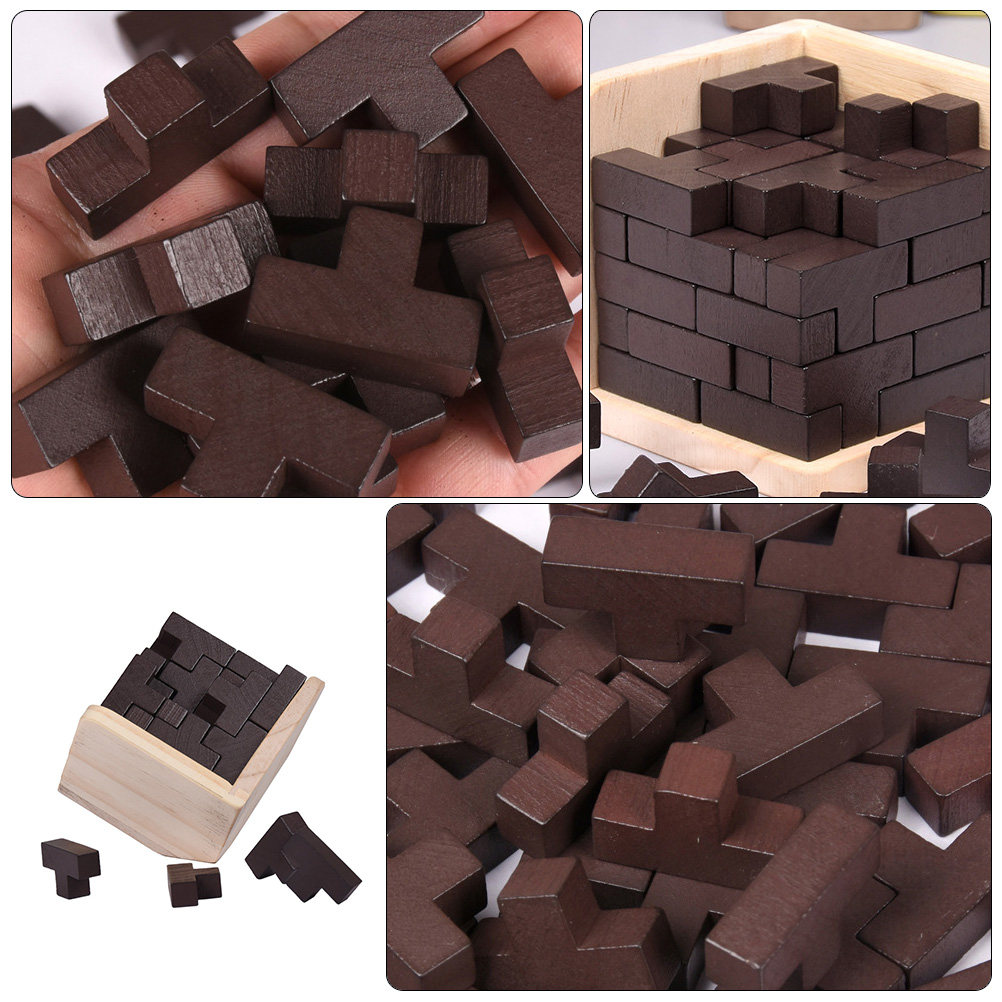 Set Puzzle Kubus Edukatif Kayu - Wooden Puzzle Kids ulasan dan harga