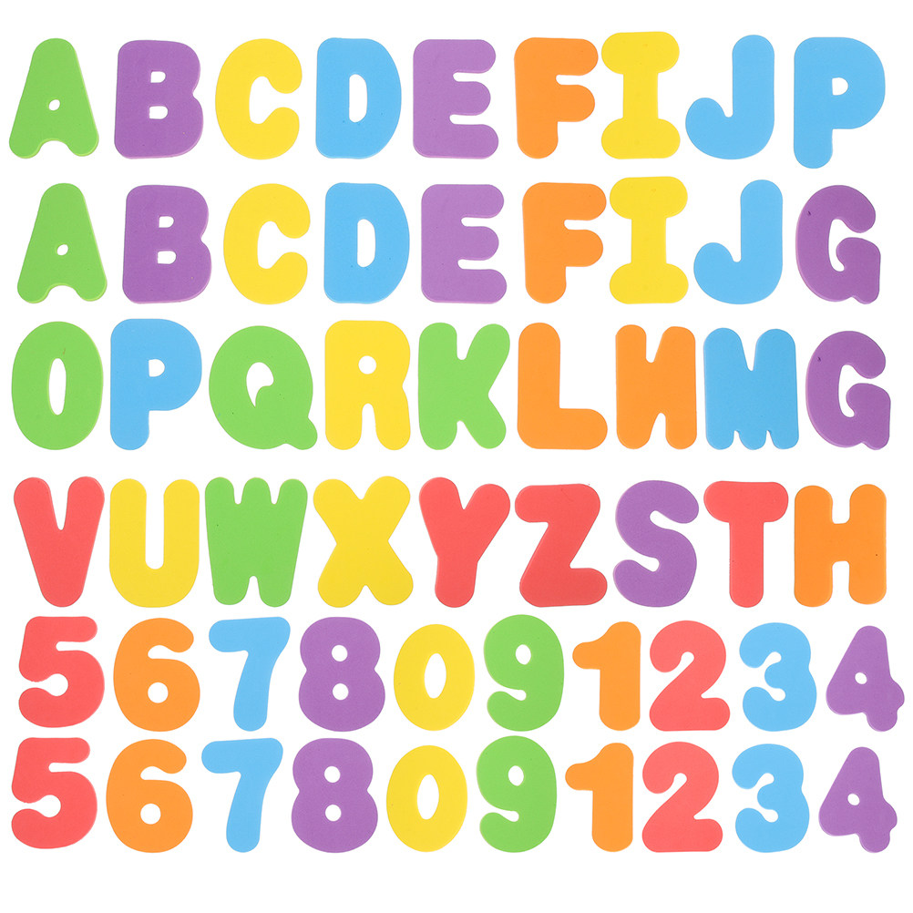 2Set Stiker Angka dan Huruf Al - Bath Letter Number Foam ulasan dan harga