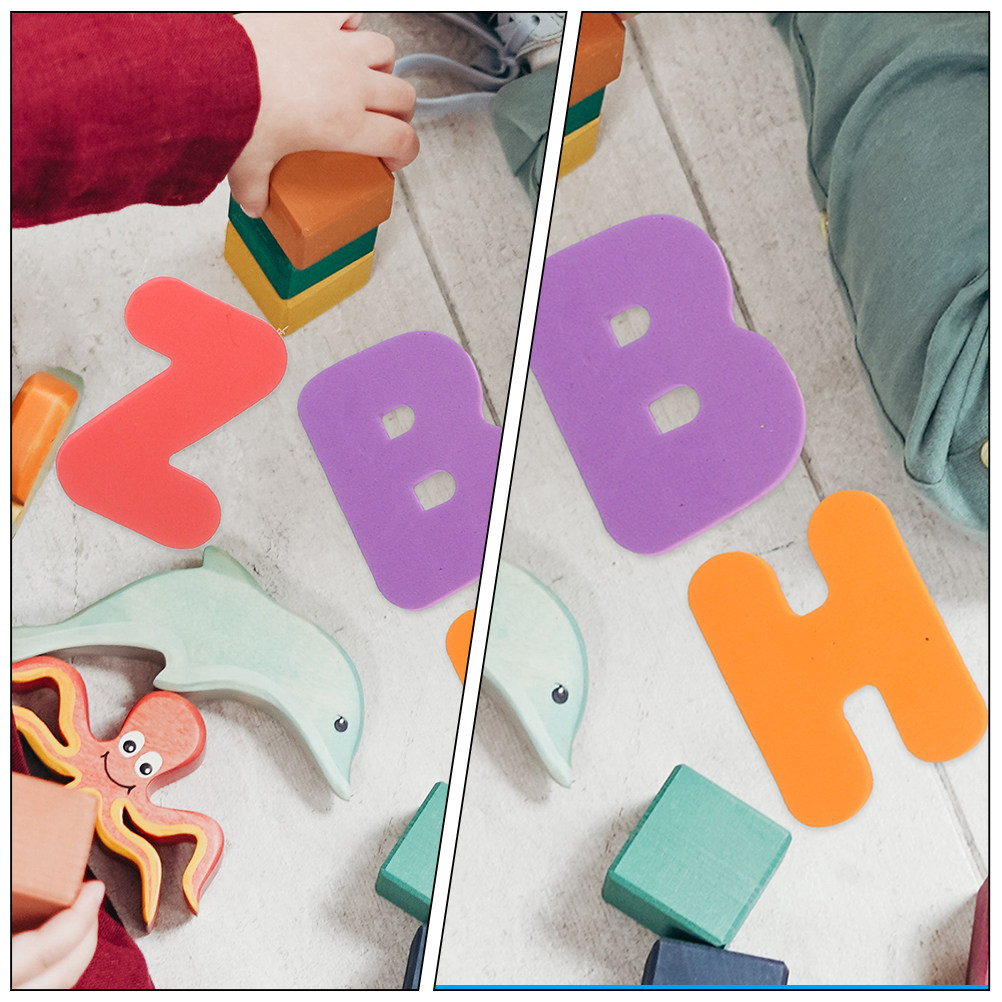 2Set Stiker Angka dan Huruf Al - Bath Letter Number Foam ulasan dan harga