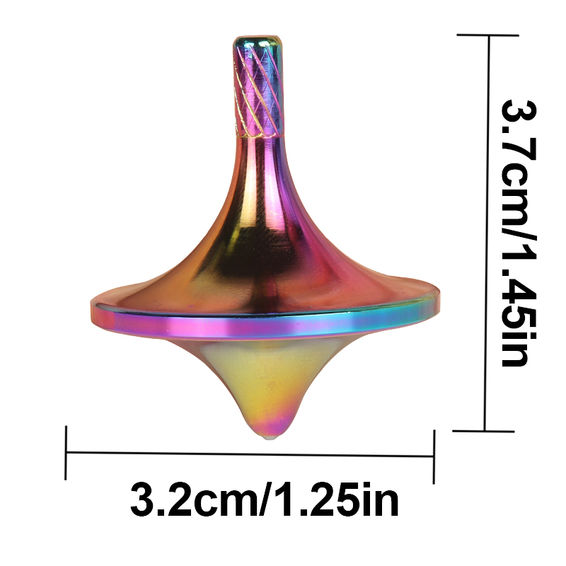 Novelty Spinning Tops Metal Al - Spin Top Gyro Toy ulasan dan harga