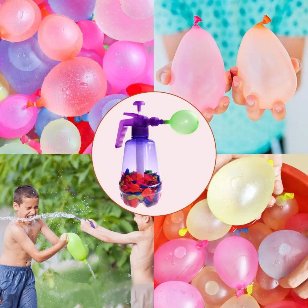 Pompa Balon Air Plastik Mainan - Water Balloon Set ulasan dan harga