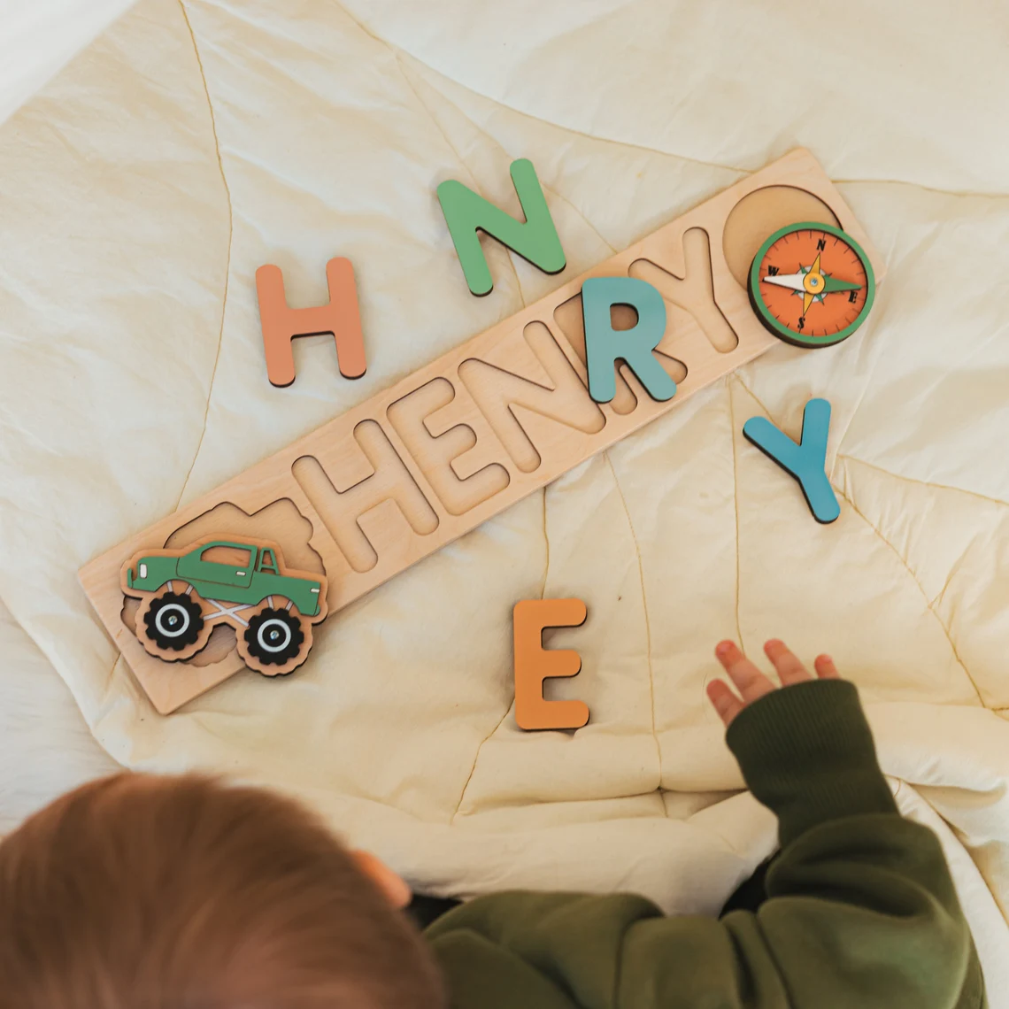 Teka-teki Nama yang Dipersonal - Wooden Puzzle Kids ulasan dan harga
