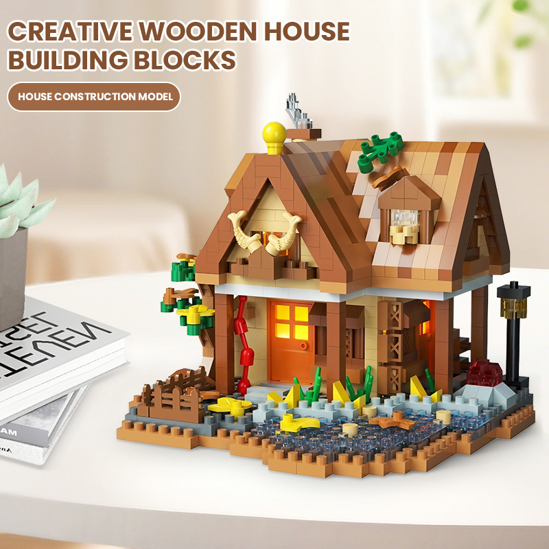Mainan Model Rumah Pohon Kayu  - Wooden Puzzle Kids ulasan dan harga