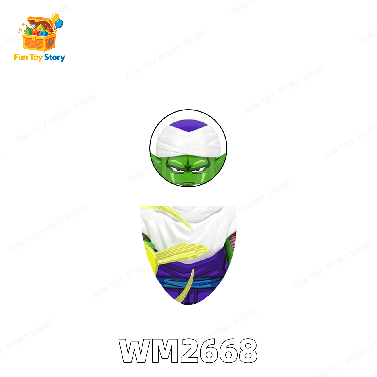 Seri Anime WM6177, Blok Bangun - Lego Building Blocks ulasan dan harga