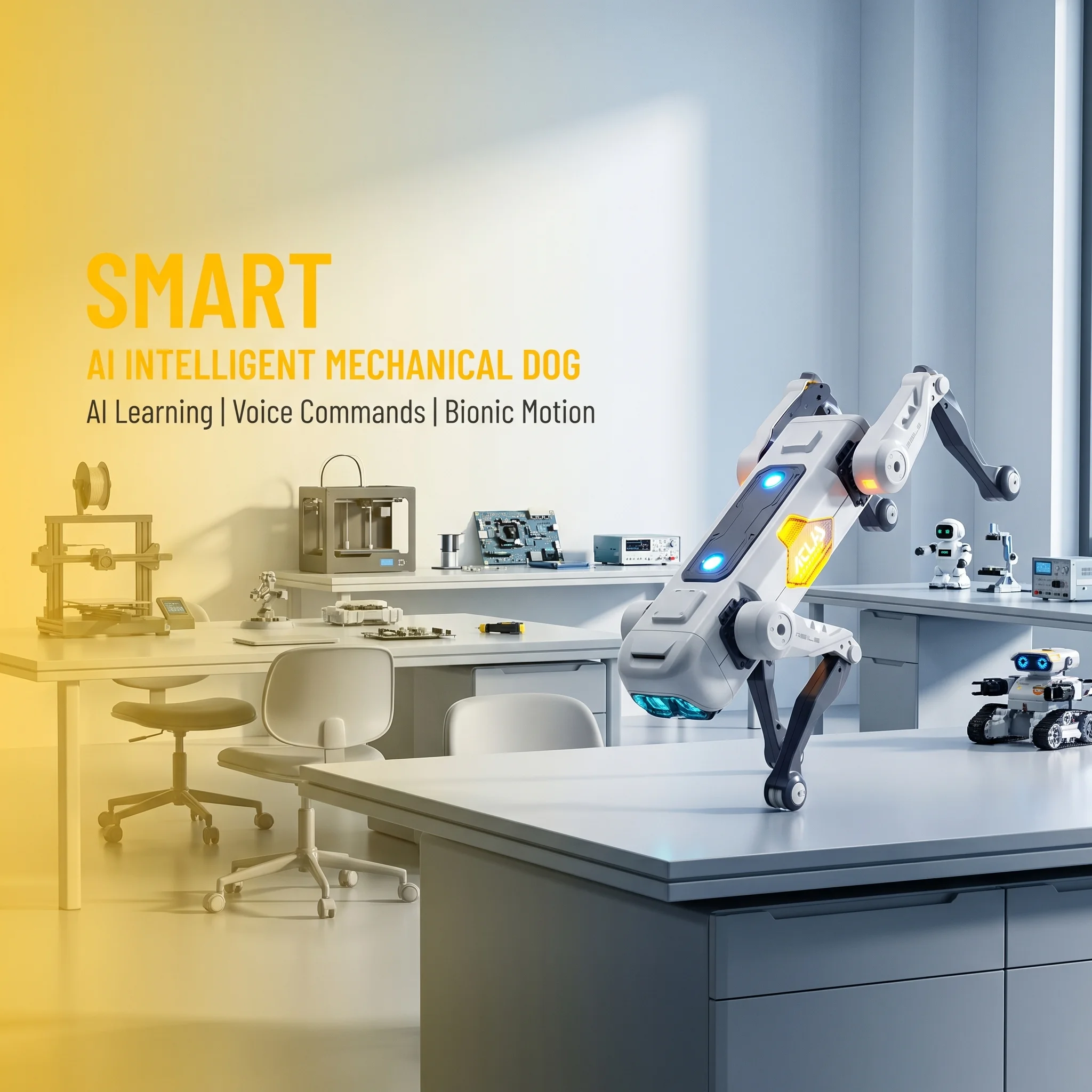 Robot Anjing Pintar AI, Kontro - Kids Toys Idea ulasan dan harga