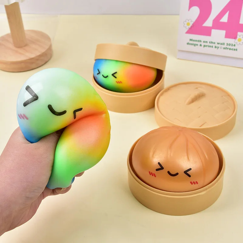 Mainan Squishy Pangsit Warna P - Kids Toys Dumplings ulasan dan harga