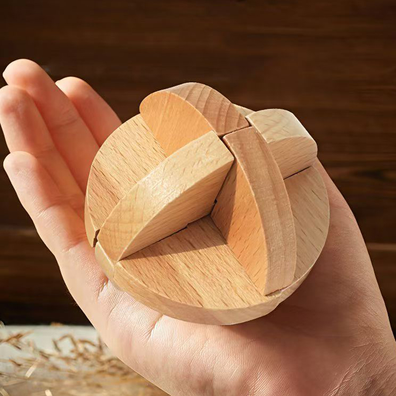 Teka-teki Bola Kayu Klasik Lu  - Wooden Puzzle Kids ulasan dan harga