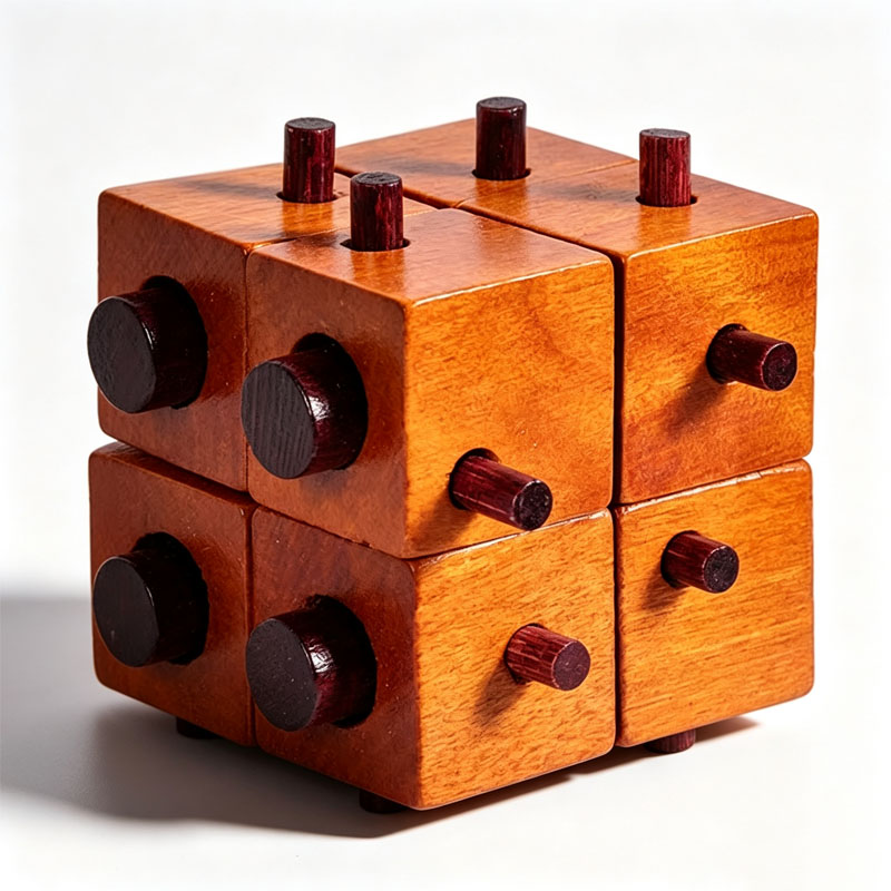 Teka-Teki Kayu Luban Lock yang - Wooden Puzzle Kids ulasan dan harga